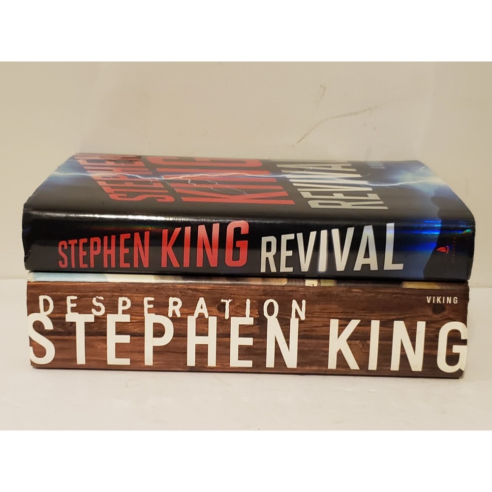 Lot Of 2 Stephen King Books Revivalβ / Desperation Hardcover